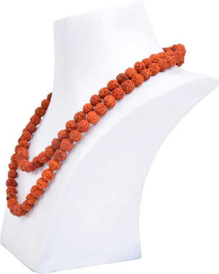 Garima mart Natural & Energized Rudraksha Rosary/ Mala (108+1 Beads, Bead size: 9 mm) Wood chain Beads Wood Chain