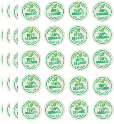 Shri R K Self Adhesive Pack Of 500 Paper Label(Green)