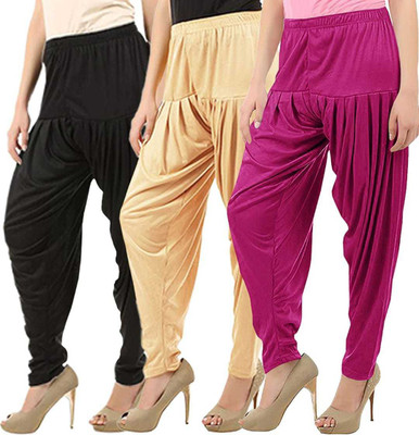 MISS MARY Viscose Rayon Solid Patiala