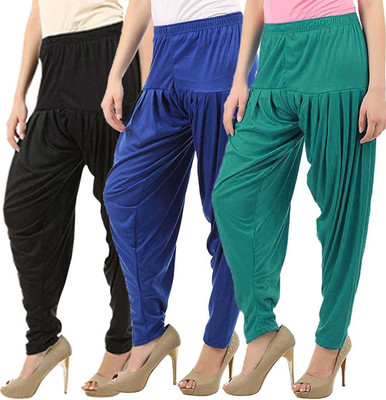 MISS MARY Viscose Rayon Solid Patiala