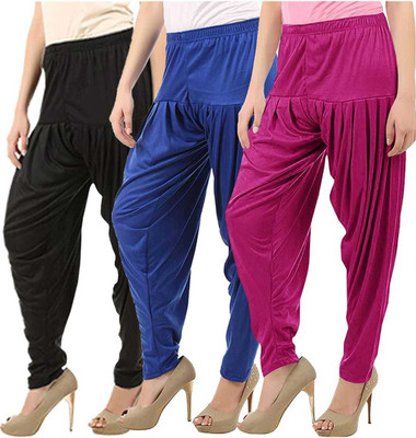 MISS MARY Viscose Rayon Solid Patiala