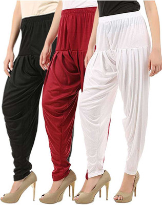 MISS MARY Viscose Rayon Solid Patiala