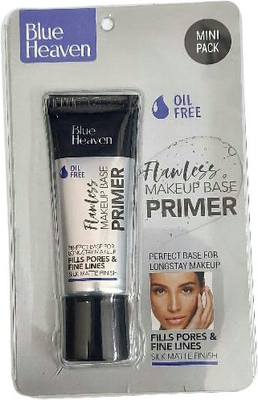 BLUE HEAVEN Flawless Make-up base primer 16 g ( mini pack ) pack of 2 Primer  - 16 g(black)