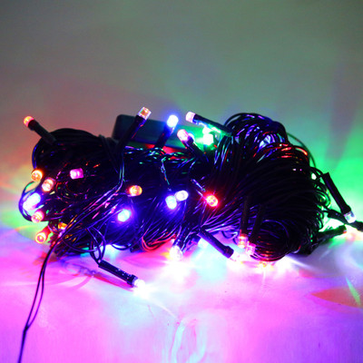 LACT ENTERPRISE 117 LEDs 10.67 m Multicolor Color Changing Strip Rice Lights(Pack of 1)