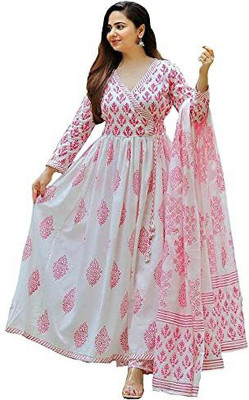 Meera Fab Women Kurta Pant Dupatta Set