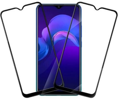 VILLA Edge To Edge Tempered Glass for Vivo Y19(Pack of 2)