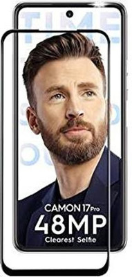 GDBUY Edge To Edge Tempered Glass for Tecno Camon 17, Camon 17(Pack of 1)