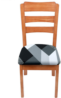 Flipkart SmartBuy Polyester Geometric 1 Seater Chair Cover(Grey Pack of 2)