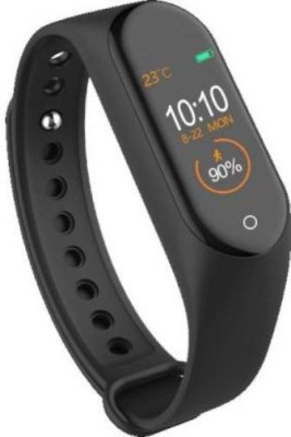 GUGGU EEN_318C_M4 Fitness band(Black Strap, Size : Free Size)
