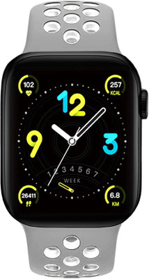 Time Up 2021 Android/IOS Advanced Health&Fitness Smartwatch(Grey Strap, M)