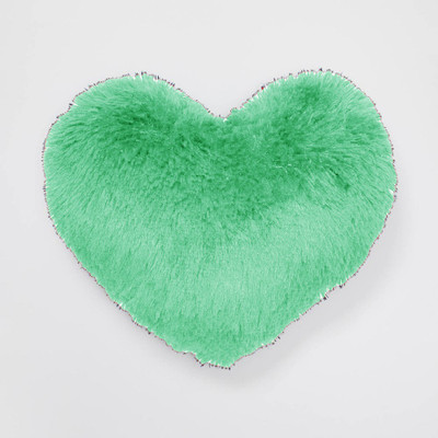 PriMaryHoMe Microfibre Solid Cushion Pack of 1(Light Green)