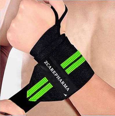 Medimount Healthcare PROFESSIONAL GRADE-WRIST WRAPS WITH THUMB LOOPS Wrist Support(Black)