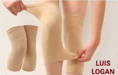 LUIS LOGAN Knee Cap support for Joint Pain and Arthritis Relief (Beige,L) Knee Support(Beige)