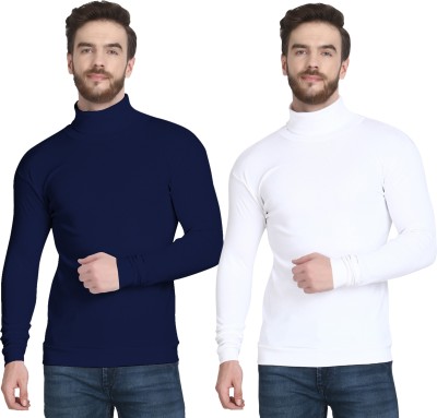 FASHA Full Sleeve Solid Men Sweatshirt