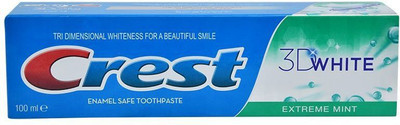 Crest 3D WHITE EXTREME MINT(100mL) Toothpaste(100 ml)