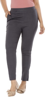 DhagdhiTextiles Regular Fit Women Grey Trousers