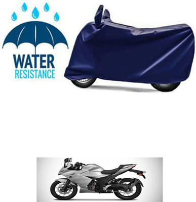 RONISH Waterproof Two Wheeler Cover for Suzuki(Gixxer SF 250, Blue)