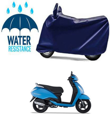 RONISH Waterproof Two Wheeler Cover for TVS(Jupiter, Blue)