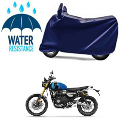 RONISH Waterproof Two Wheeler Cover for Ducati(Scrambler 1100, Blue)