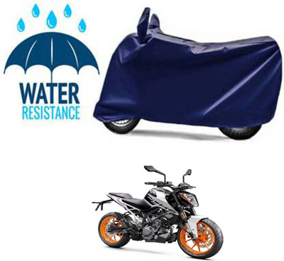RONISH Waterproof Two Wheeler Cover for KTM(200 Duke, Blue)