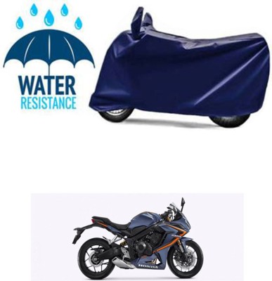 RONISH Waterproof Two Wheeler Cover for Honda(CBR650R, Blue)