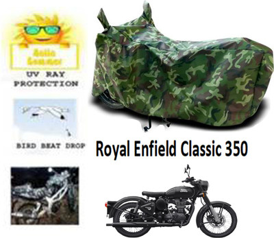 RONISH Two Wheeler Cover for Royal Enfield(Classic 350, Multicolor)
