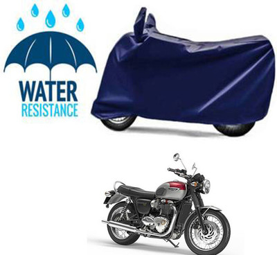 RONISH Waterproof Two Wheeler Cover for Triumph(Blue)