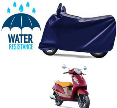 RONISH Waterproof Two Wheeler Cover for Suzuki(Access 125, Blue)