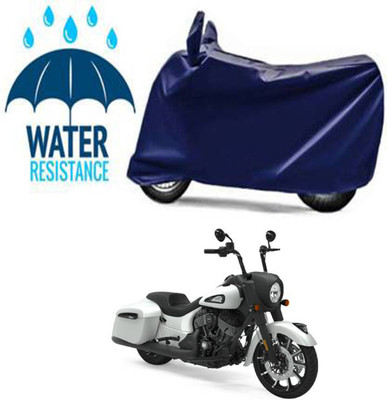 RONISH Waterproof Two Wheeler Cover for Indian(Blue)