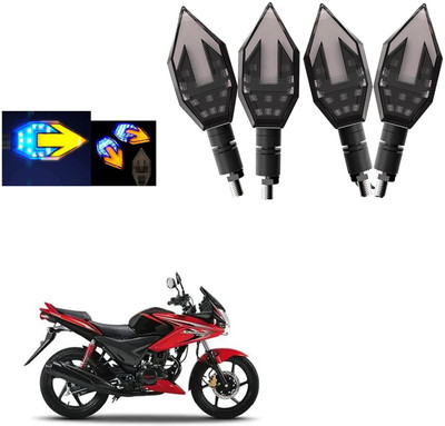 COMICAL Front, Rear LED Indicator Light for Honda CBF Stunner(Blue, Yellow)