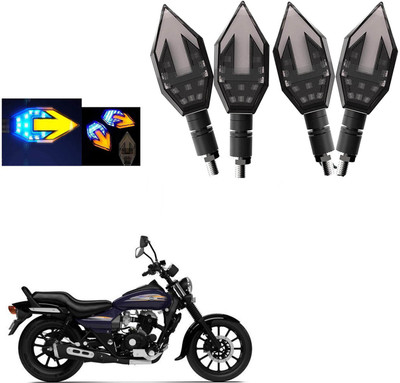 COMICAL Front, Rear LED Indicator Light for Bajaj Avenger 220(Blue, Yellow)