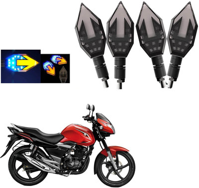COMICAL Front, Rear LED Indicator Light for Suzuki GS 150R(Blue, Yellow)