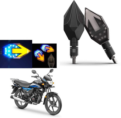 COMICAL Front, Rear LED Indicator Light for Honda Dream Neo(Blue, Yellow)
