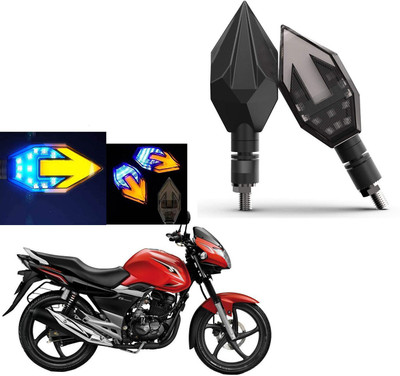 COMICAL Front, Rear LED Indicator Light for Suzuki GS 150R(Blue, Yellow)