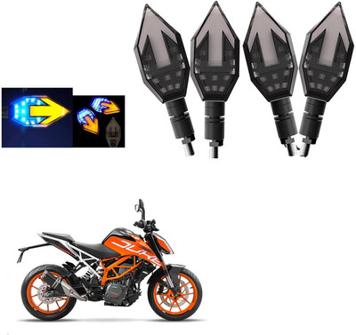 COMICAL Front, Rear LED Indicator Light for KTM Duke 390(Blue, Yellow)