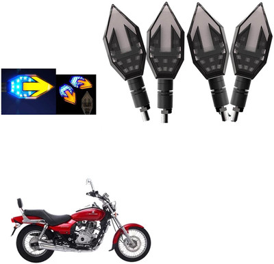 COMICAL Front, Rear LED Indicator Light for Bajaj Avenger(Blue, Yellow)