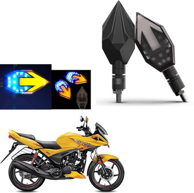 COMICAL Front, Rear LED Indicator Light for Hero Ignitor(Blue, Yellow)