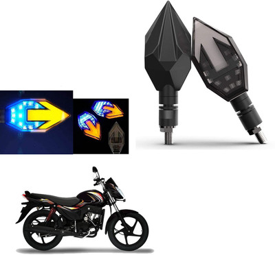 COMICAL Front, Rear LED Indicator Light for Mahindra Pantero(Blue, Yellow)