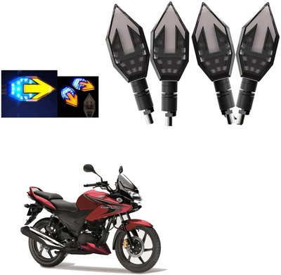COMICAL Front, Rear LED Indicator Light for Honda CBF 125(Blue, Yellow)