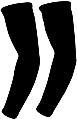 D1 DIFFERENT ONE Polyester Arm Sleeve For Men & Women(Free, Black)