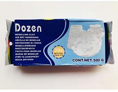 Levin Dozen Air Dry Clay for Craft Decoupage Concrete Craft DIY Modelling Clay Art Clay(500 g)