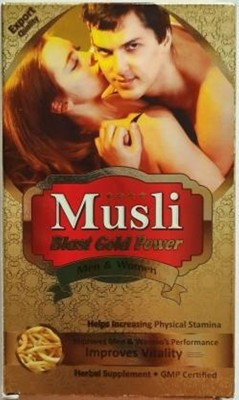 Dr Chopra MUSLI BLAST AYURVEDIC GOLD POWER CAPSULES FOR MEN & WOMEN (10 X 3 - 30)(PACK OF 3)(Pack of 3)