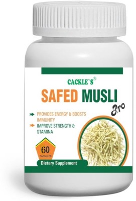 Cackle's Safed Musli Pro Capsule 60no.s(60 Capsules)