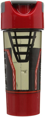 SWISS WONDER 539 ml Tritan Shaker(Pack of 1, Black)