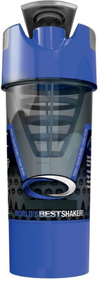 SWISS WONDER 489 ml Tritan Shaker(Pack of 1, Blue)