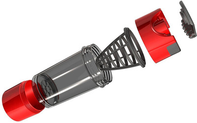 SWISS WONDER 538 ml Tritan Shaker(Pack of 1, Maroon)