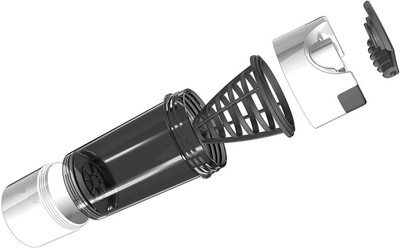 SWISS WONDER 549 ml Tritan Shaker(Pack of 1, White, Black)