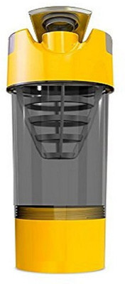 SWISS WONDER 556 ml Tritan Shaker(Pack of 1, Yellow)