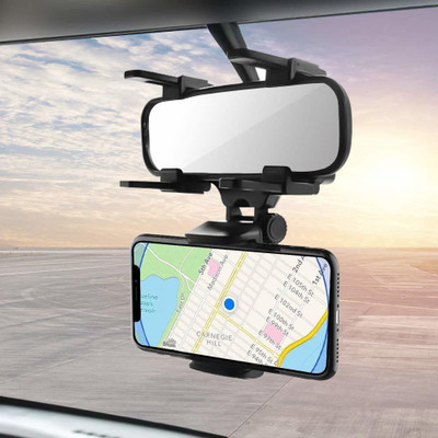 TECHEL Car Mobile Holder for Clip(Black)