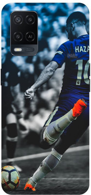 Bluvver Back Cover for Oppo A54, CPH2239, Printed Eden Hazard Football Back Cover(Multicolor, Hard Case, Pack of: 1)